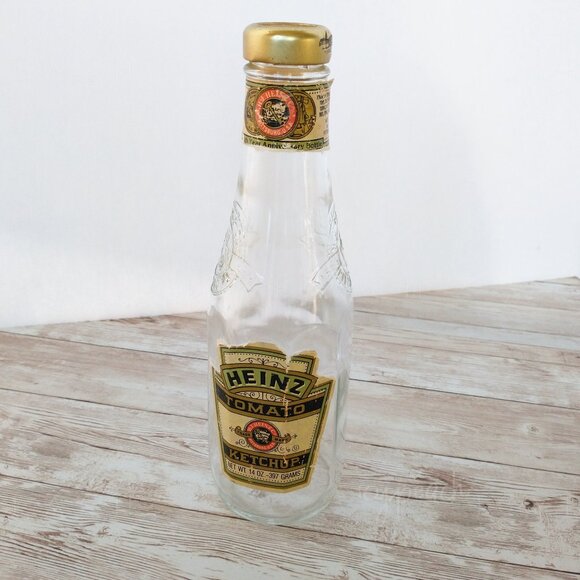Heinz Glass Ketchup Bottle 120th Anniversary Limited Edition Vintage 1869-1989 - Picture 12 of 13